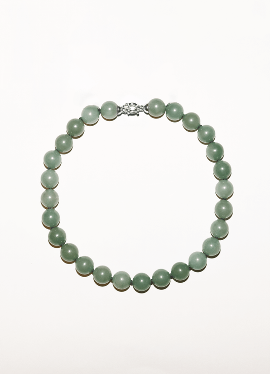 green Aventurine gemstone necklace